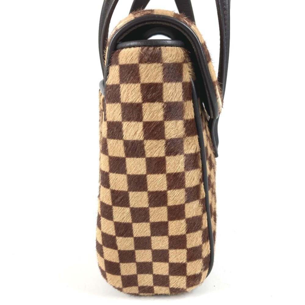 LOUIS VUITTON Brown Damier Leather Tote Bag - Picture 4 of 16
